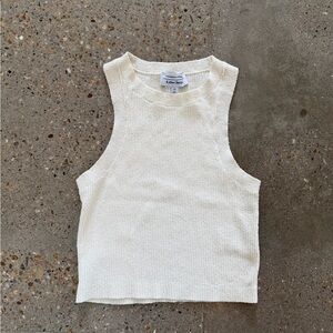 & Other Stories Cream Sleeveless Tank Top